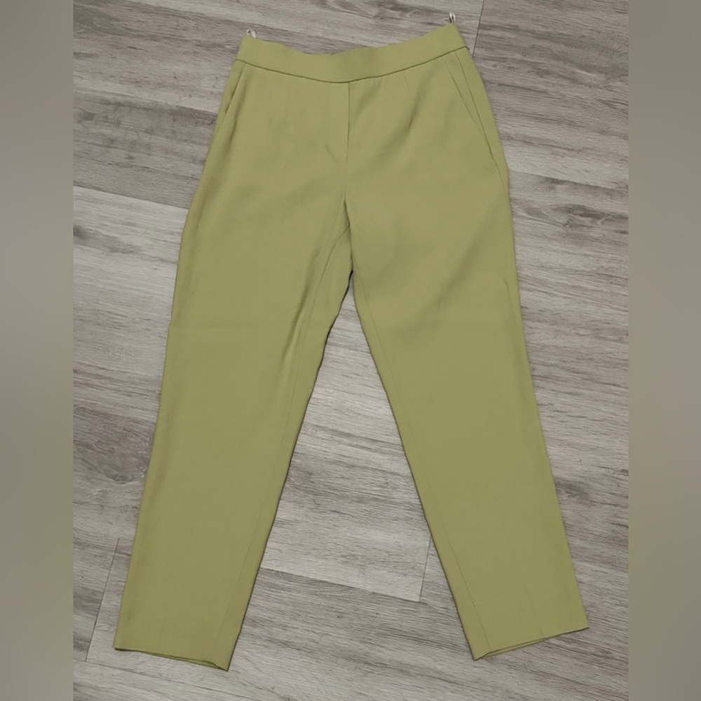 972: Babaton Light Olive Green Slim Trousers - 2
